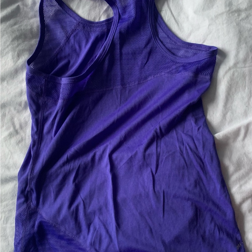 Nike new no tags dri fit purple tank xs